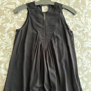 Theory Carlina Rove Black Blouse in Size P (XS)